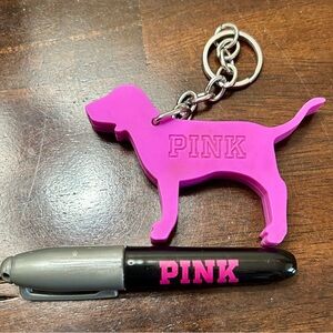 Victoria’s Secret PINK Limited Edition Keychain & Permanent Marker